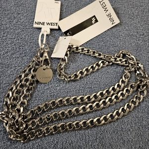 NWT Nine West Chain Belt Accessory
